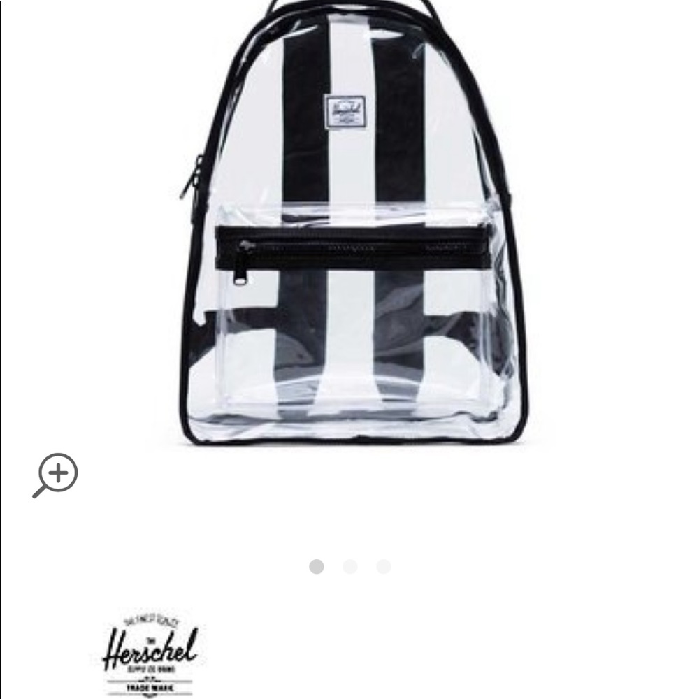 Clear Herschel mini backapack